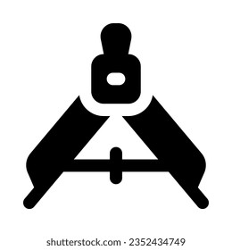 drawing compass icon for your website, mobile, presentation, and logo design.