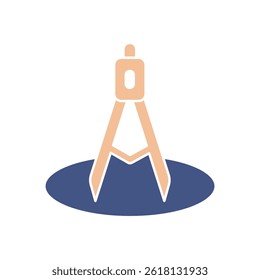 desenho ícones de bússola símbolo elementos de vetor para web infográfico