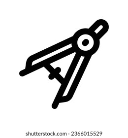 drawing compass line icon. vector icon for your website, mobile, presentation, and logo design.