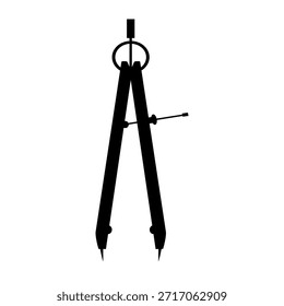 Imagen de Vector de la silueta de la brújula del dibujo