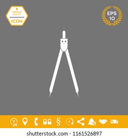 Drawing compass symbol 
