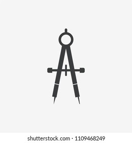 Drawing Compass Vector Icon