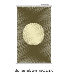 drawing container oil olive kitchen cooking vector illustration eps 10