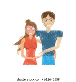 drawing couple relationship romantic