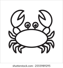 a drawing of a crab