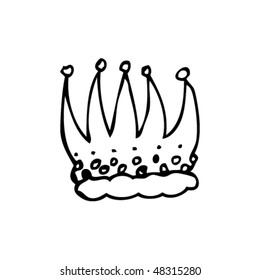 drawing of a crown