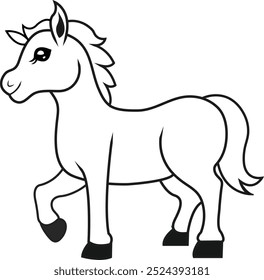 Um desenho de um unicórnio linho bonito
