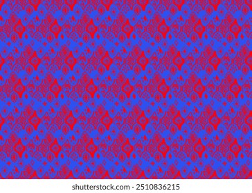 Drawing of Damascus on the wallpaper. Vintage bohemian design. Boho print in retro style. A small drawing with flowers and diamonds. Mosaic, majolica. Seamless openwork lace pattern for embroidery.