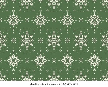 Drawing of Damascus on the wallpaper. Vintage bohemian design. Boho print in retro style. Beautiful snowflakes. Seamless openwork lace pattern for embroidery. Vintage bohemian design. Damask stencil.