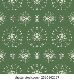 Drawing of Damascus on the wallpaper. Vintage bohemian design. Boho print in retro style. Beautiful snowflakes. Seamless openwork lace pattern for embroidery. Vintage bohemian design. Damask stencil.