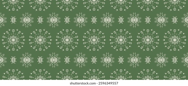 Drawing of Damascus on the wallpaper. Vintage bohemian design. Boho print in retro style. Beautiful snowflakes. Seamless openwork lace pattern for embroidery. Vintage bohemian design. Damask stencil.
