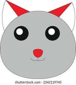 drawing design cat in illustration