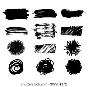 Drawing design elements. Signature collection.