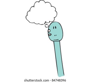 drawing of a dinosaur with speech bubble