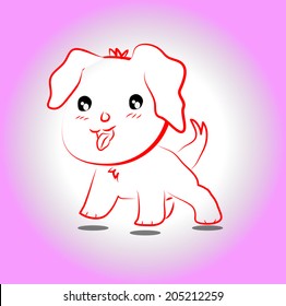 Drawing of a dog 