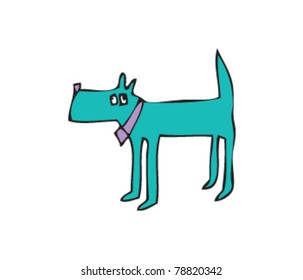 Drawing of a dog