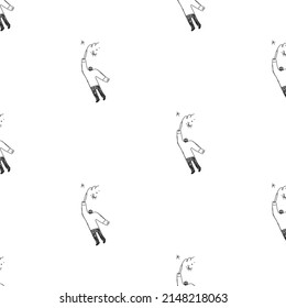 Drawing a Dream - Doodle Pattern for Paper, Wallpaper Wall, Gift Wrapping, Box, Wrapping Paper, Packaging, etc