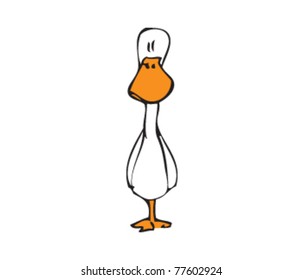 Drawing of a duck