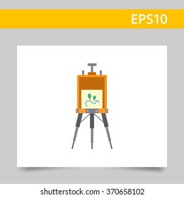 Drawing easel icon