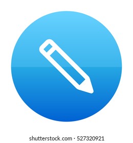 drawing, edit, graphic, pen, pencil, write, writer Blue Vector Icon