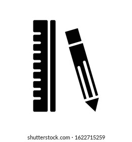 Drawing, education icon, vector graphics