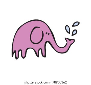 Drawing of an elephant