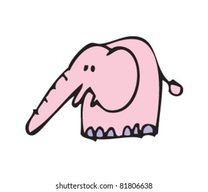 Drawing of an elephant