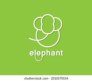 drawing elephant logo style design inspiration