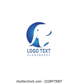 Drawing elephant logo style design inspiration