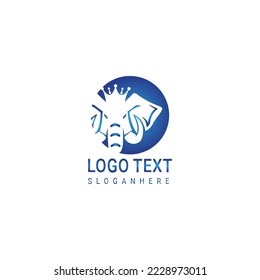 Drawing elephant logo style design inspiration