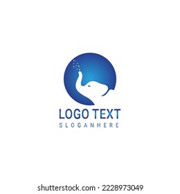 Drawing elephant logo style design inspiration