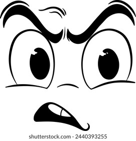 drawing emotion anger without background