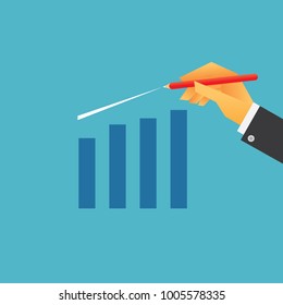 drawing enhancement of business and finance vector illustration 