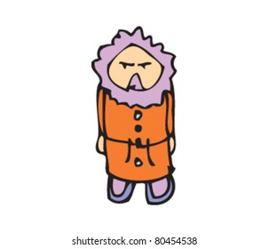 Drawing of an eskimo