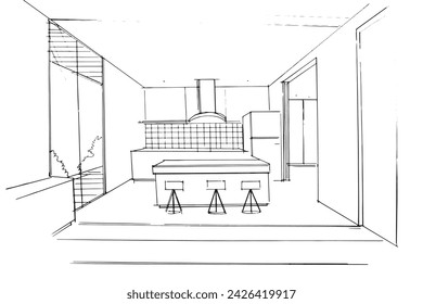Dibujo de líneas arquitectónicas exteriores e interiores. , Montaje gráfico en trabajos de arquitectura e interiorismo. , Dibuja ideas para diseños interiores o exteriores.