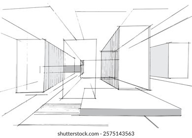 Desenhando linhas arquitetônicas exteriores e interiores. , Montagem gráfica em arquitetura e trabalhos de design de interiores. , Desenhe ideias para designs de interiores ou exteriores.