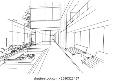 Desenhando linhas arquitetônicas exteriores e interiores. , Montagem gráfica em arquitetura e trabalhos de design de interiores. , Desenhe ideias para designs de interiores ou exteriores.