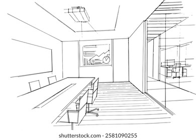 Desenhando linhas arquitetônicas exteriores e interiores. , Montagem gráfica em arquitetura e trabalhos de design de interiores. , Desenhe ideias para designs de interiores ou exteriores.