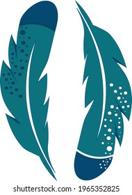 
Drawing feather bird illustration symbol