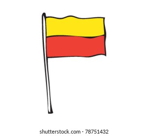 drawing of a flag