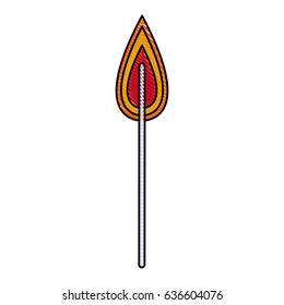 drawing flame fire laboratory experiment image