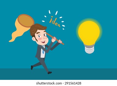 Drawing flat character design solving concept 