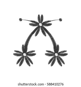 drawing flourish decorate ornate style vector illustration eps 10