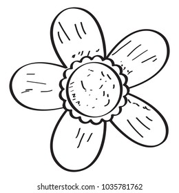 Drawing of a flower