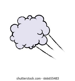 drawing fluffy cloud shaped think bubble
