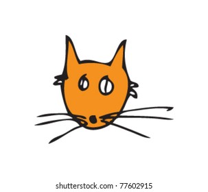 Drawing of a fox