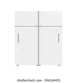drawing furniture interior kitchen vector illustration eps 10