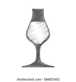 drawing glass cup drink vector illustration eps 10