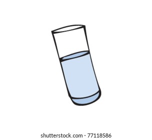 Similar Images, Stock Photos & Vectors of Drawing of a glass of water