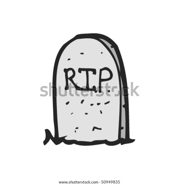 Drawing Grave Stock Vector (Royalty Free) 50949835